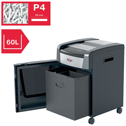 Rexel Momentum Extra XP420+ P-4 Cross-Cut Shredder, 60 Litres
