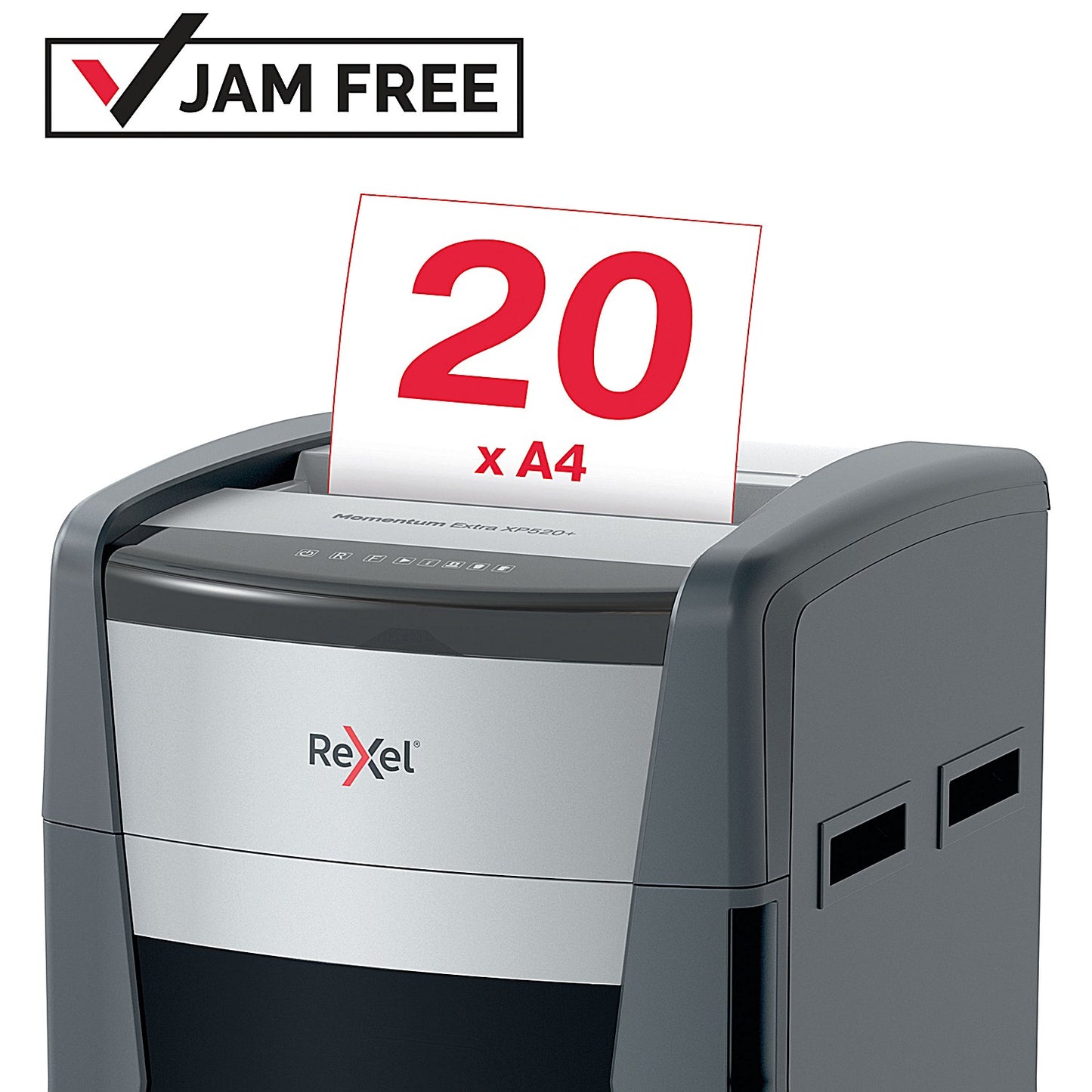 Rexel Momentum Extra XP520Plus P-5 Cross-Cut Shredder, 120 Litres