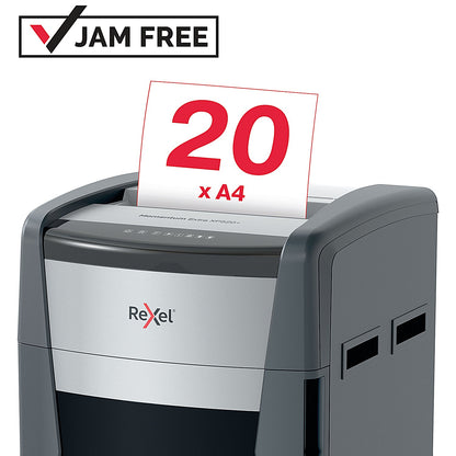 Rexel Momentum Extra XP520Plus P-5 Cross-Cut Shredder, 120 Litres