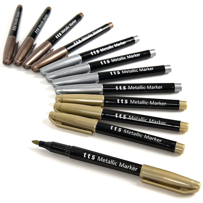 Metallic Markers Assorted (Pack of 12) Easy2Order : RME03839