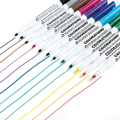 Fabric Markers Assorted (Pack of 24)