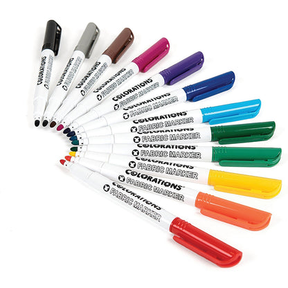 Fabric Markers Assorted (Pack of 24)