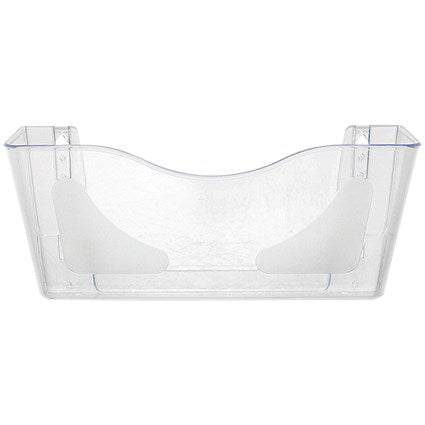 Deflecto Crystal Landscape Literature Holder A4