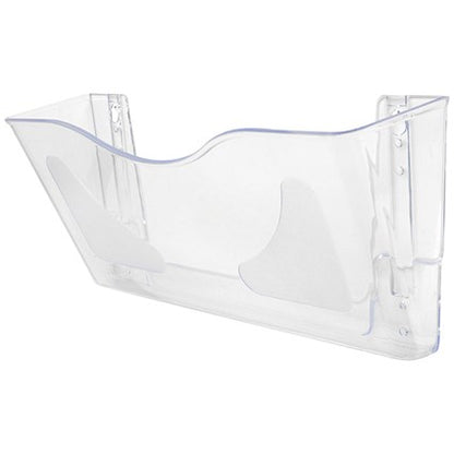 Deflecto Crystal Landscape Literature Holder A4
