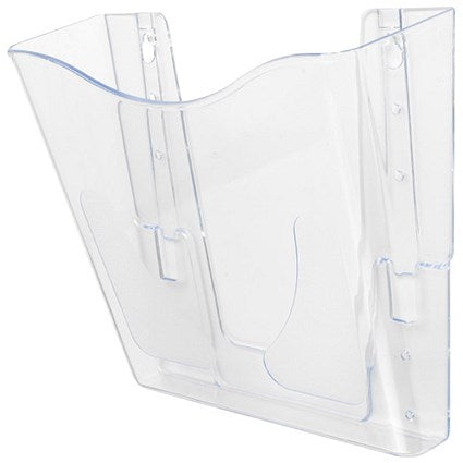 Deflecto Crystal Portrait Literature Holder A4