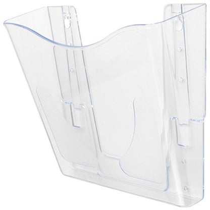 Deflecto Crystal Portrait Literature Holder A4