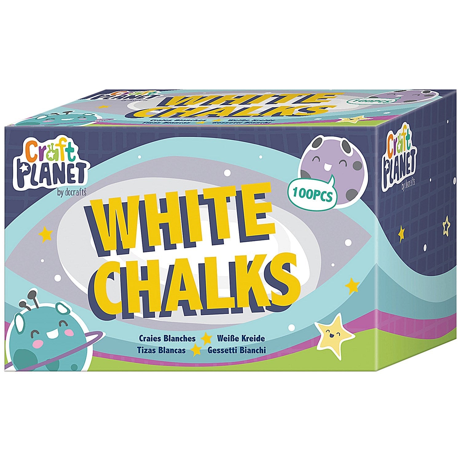 Study Time Chalk White (100 Pack) Easy2Order : RS82031