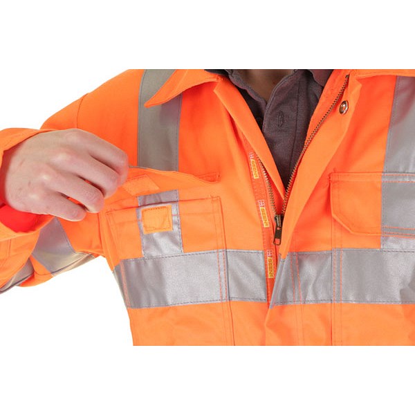 Beeswift Railspec Coveralls With Reflective Tape, Orange, 40T Easy2Order : RSC40T
