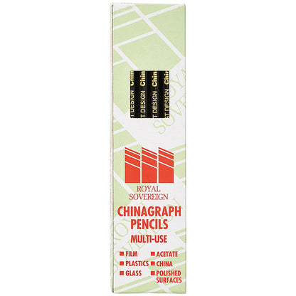 West Design Black Chinagraph Marking Pencil (12 Pack) Easy2Order : RSCHBK