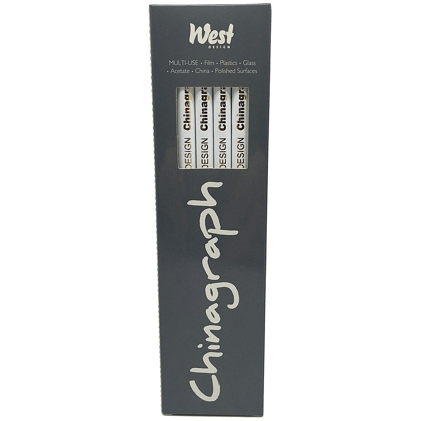 West Design White Chinagraph Marking Pencil (12 Pack) Easy2Order : RSCHW