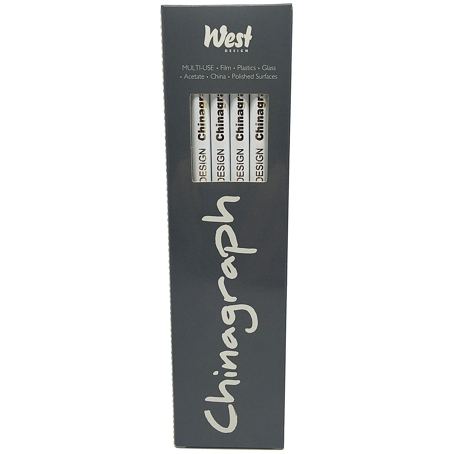 West Design White Chinagraph Marking Pencil (12 Pack) Easy2Order : RSCHW