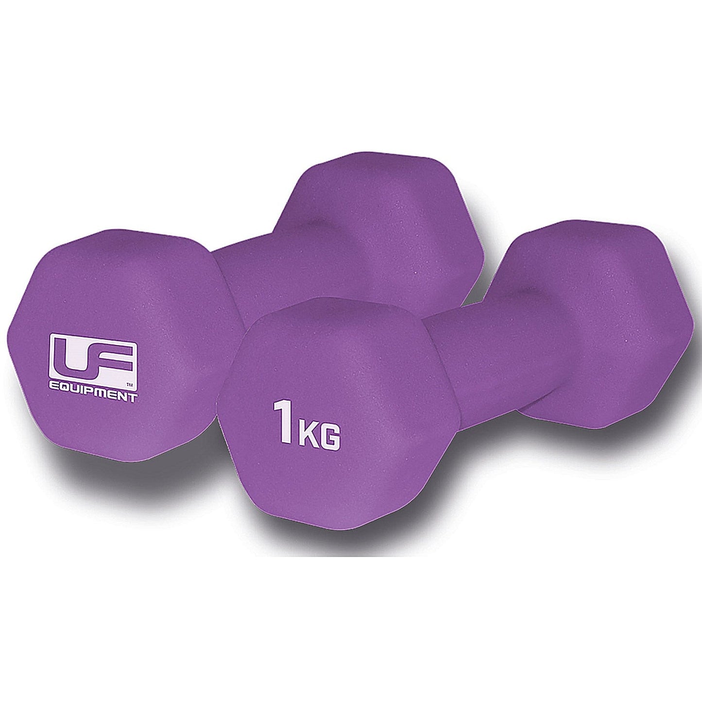 Urban Fitness Neoprene Dumbbell 1kg Purple (Pack of 2) Easy2Order : RSL00534