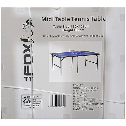 TT Midi Table Tennis Table Blue Easy2Order : RSL01521