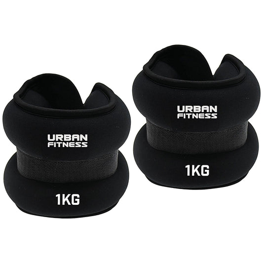 Urban Fitness Wrist and Ankle Weights Black (Pack of 2) Easy2Order : RSL01902
