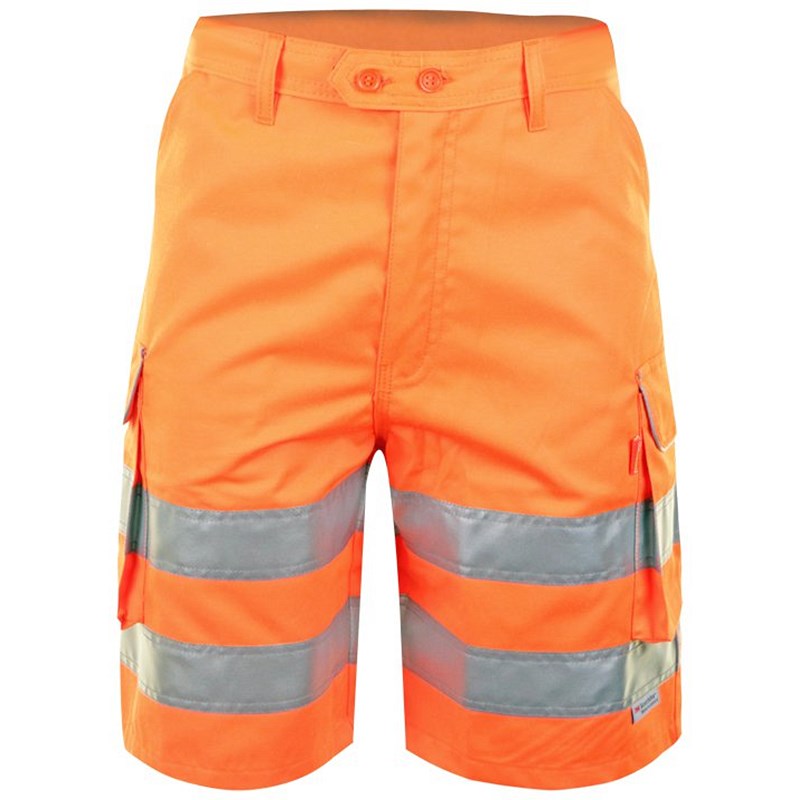 Beeswift Hi Visibility Shorts, Orange, 30