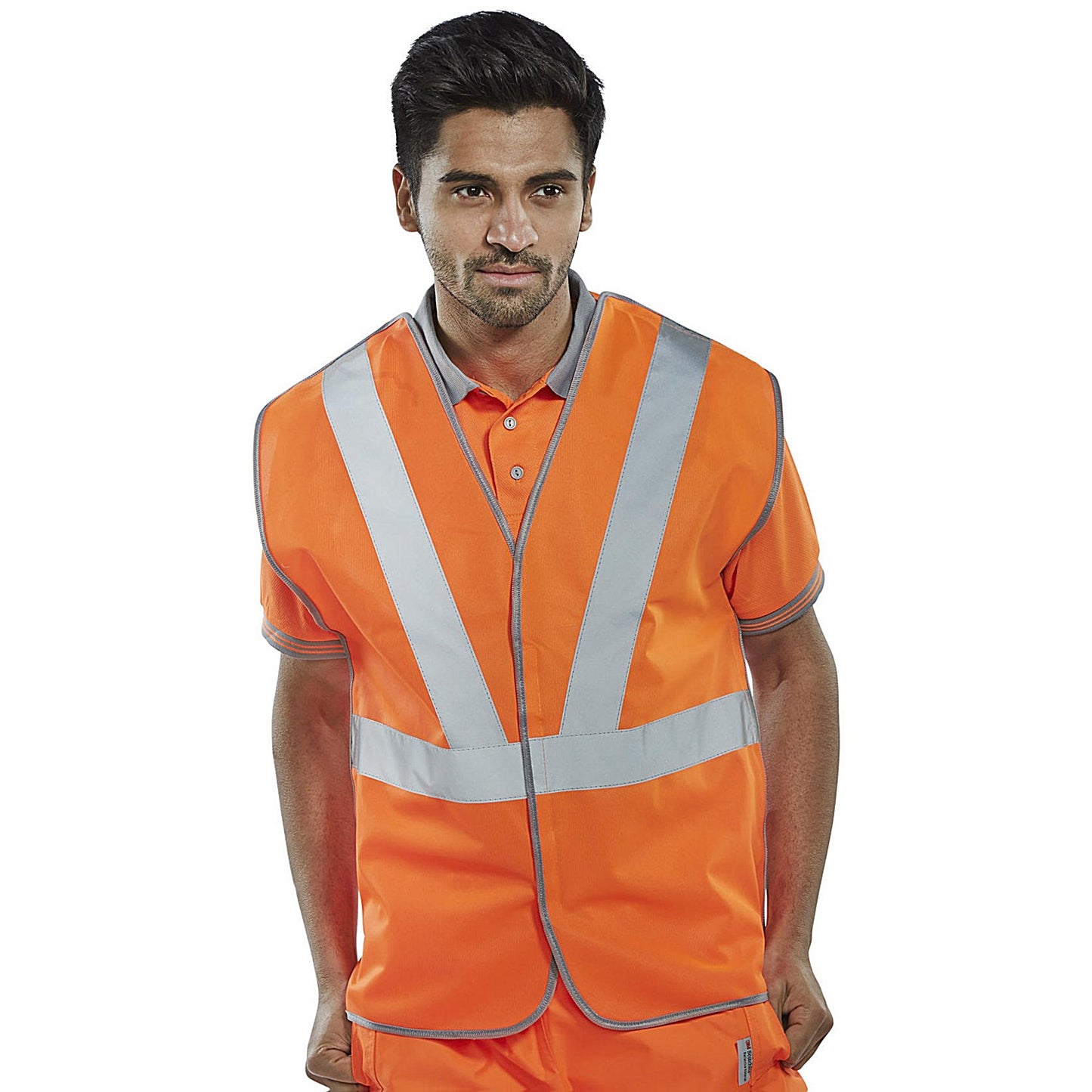 Beeswift Railspec Polyester Vest, Orange, 2XL