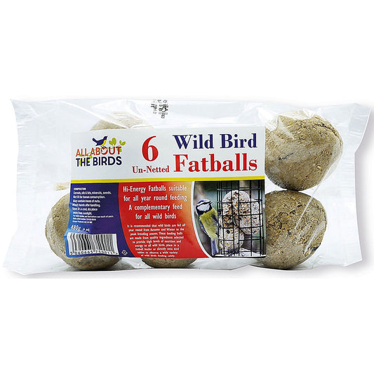 All About the Birds Wild Bird Fat Balls, Un-netted, Pack of 120 Easy2Order : RTC75001