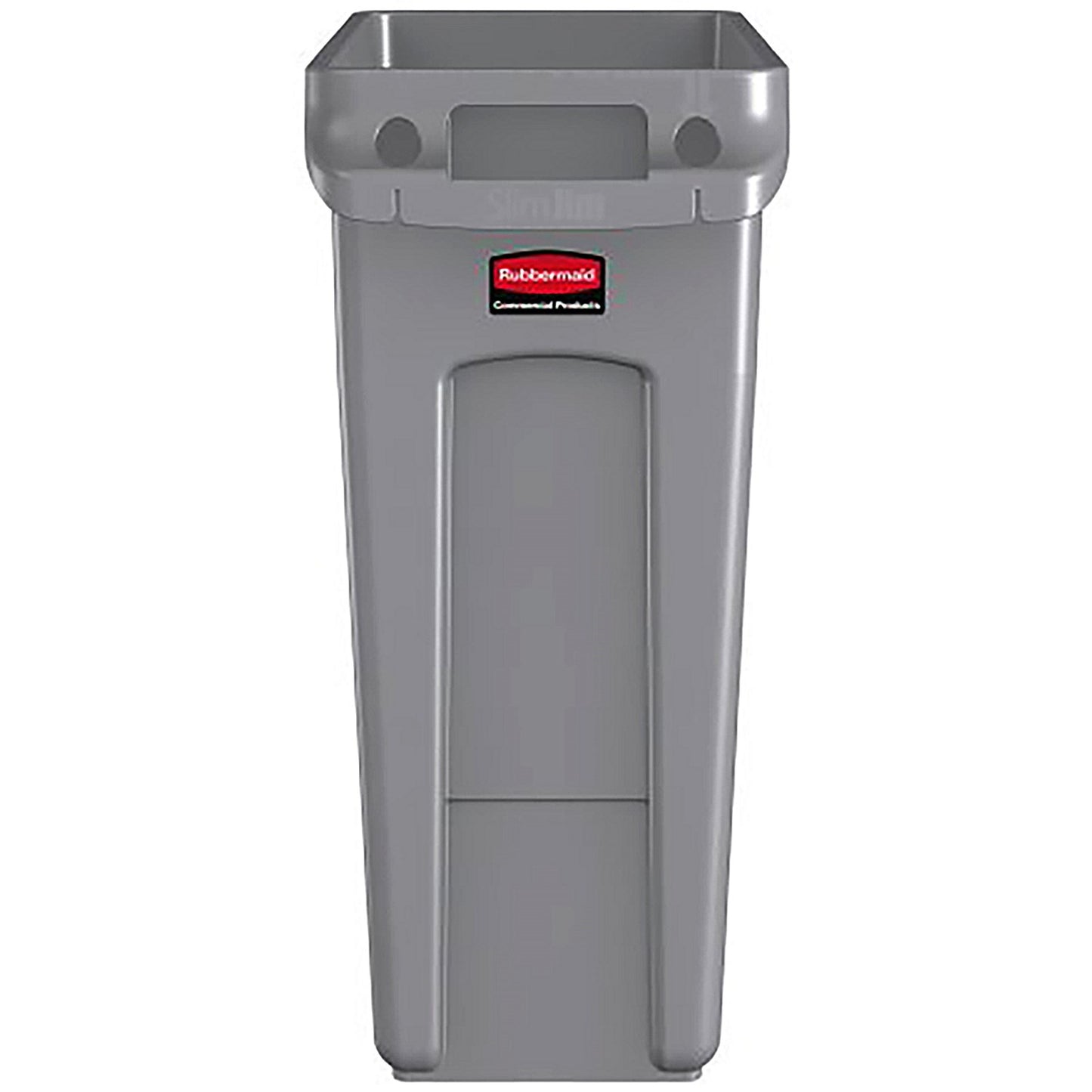 Rubbermaid Slim Jim Recycling Container Bin, 60 Litre, Grey