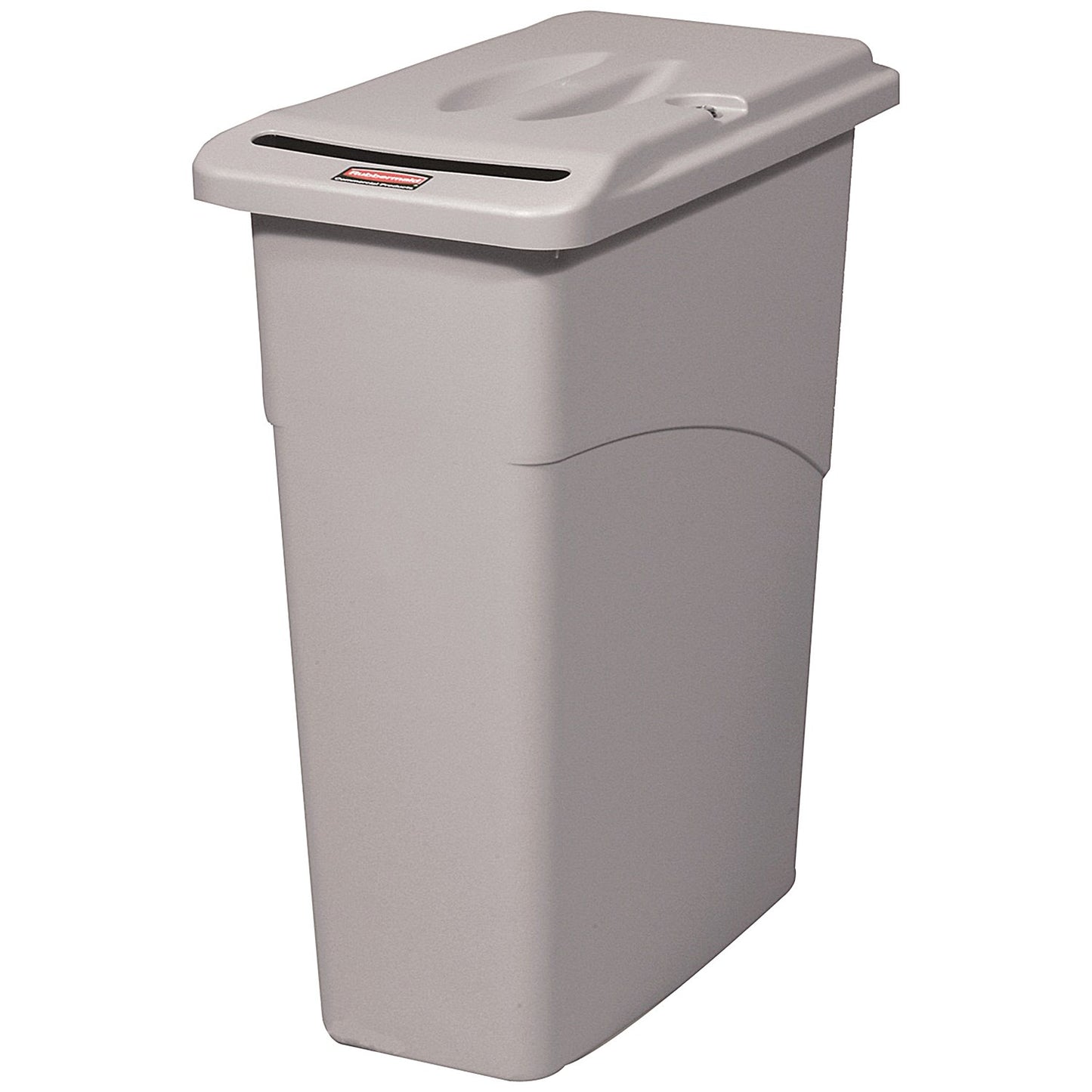 Rubbermaid Slim Jim Confidential Waste Container, 87 Litre, Grey
