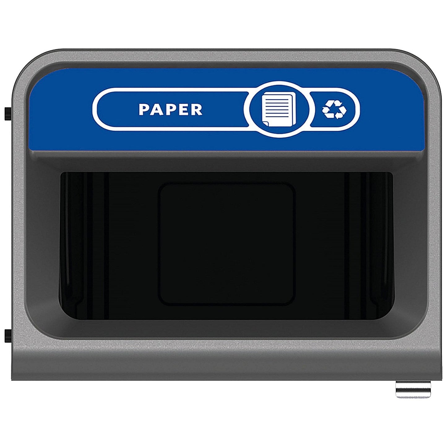 Rubbermaid Configure Container with Paper Recycling Label, 125 Litres, Grey/Blue Easy2Order : RU50015