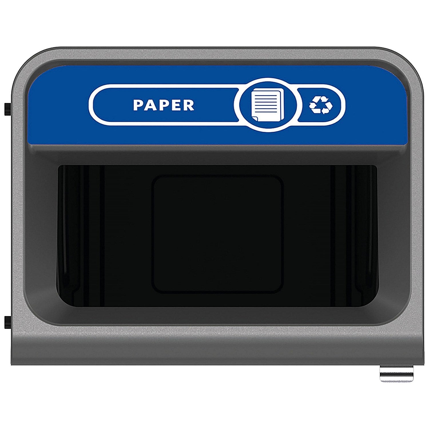 Rubbermaid Configure Container with Paper Recycling Label, 125 Litres, Grey/Blue Easy2Order : RU50015