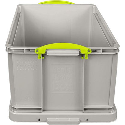 Really Useful Recycled Storage Box, 64 Litre, Grey