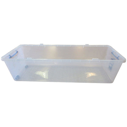 Really Useful Storage Box, 134 Litre, Base Only, Clear