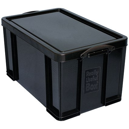 Really Useful Storage Box, 64 Litre, Black