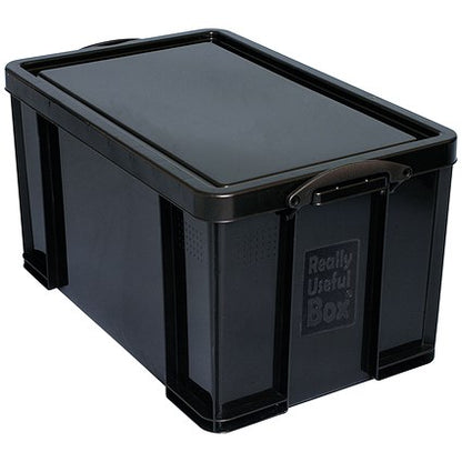 Really Useful Storage Box, 64 Litre, Black