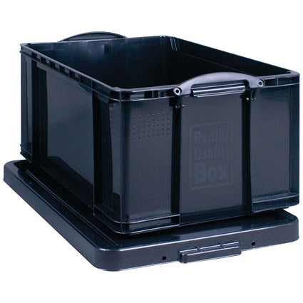 Really Useful Storage Box, 64 Litre, Black