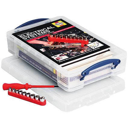 Really Useful Storage Box, 4 Litre, Clear