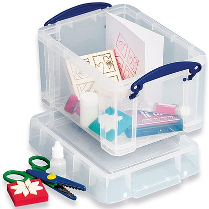 Really Useful Storage Box, 3 Litre, Clear