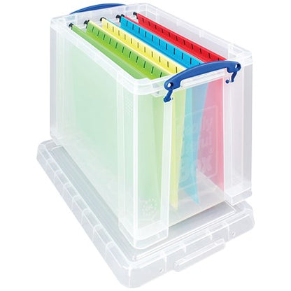 Really Useful Storage Box, 19 Litre, Clear