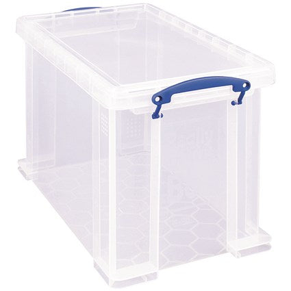 Really Useful Storage Box, 24 Litre, Clear