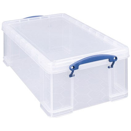 Really Useful Storage Box, 12 Litre, Clear