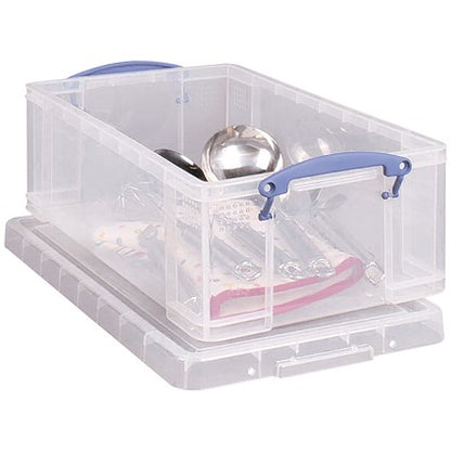 Really Useful Storage Box, 12 Litre, Clear