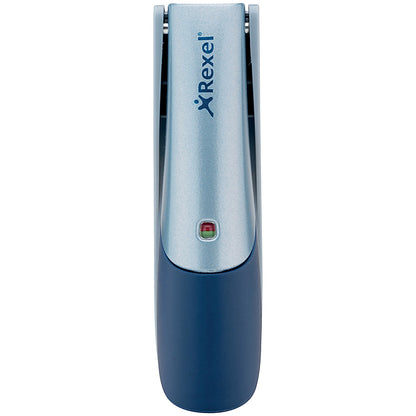 Rexel Gazelle Half Strip Stapler - Silver & Blue