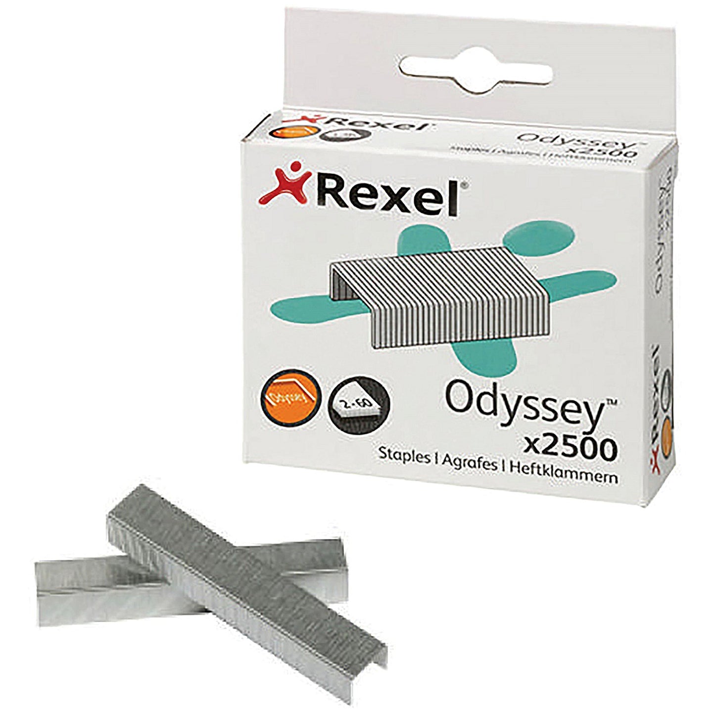 Rexel Odyssey 9mm Multipurpose Staples, Pack of 2500