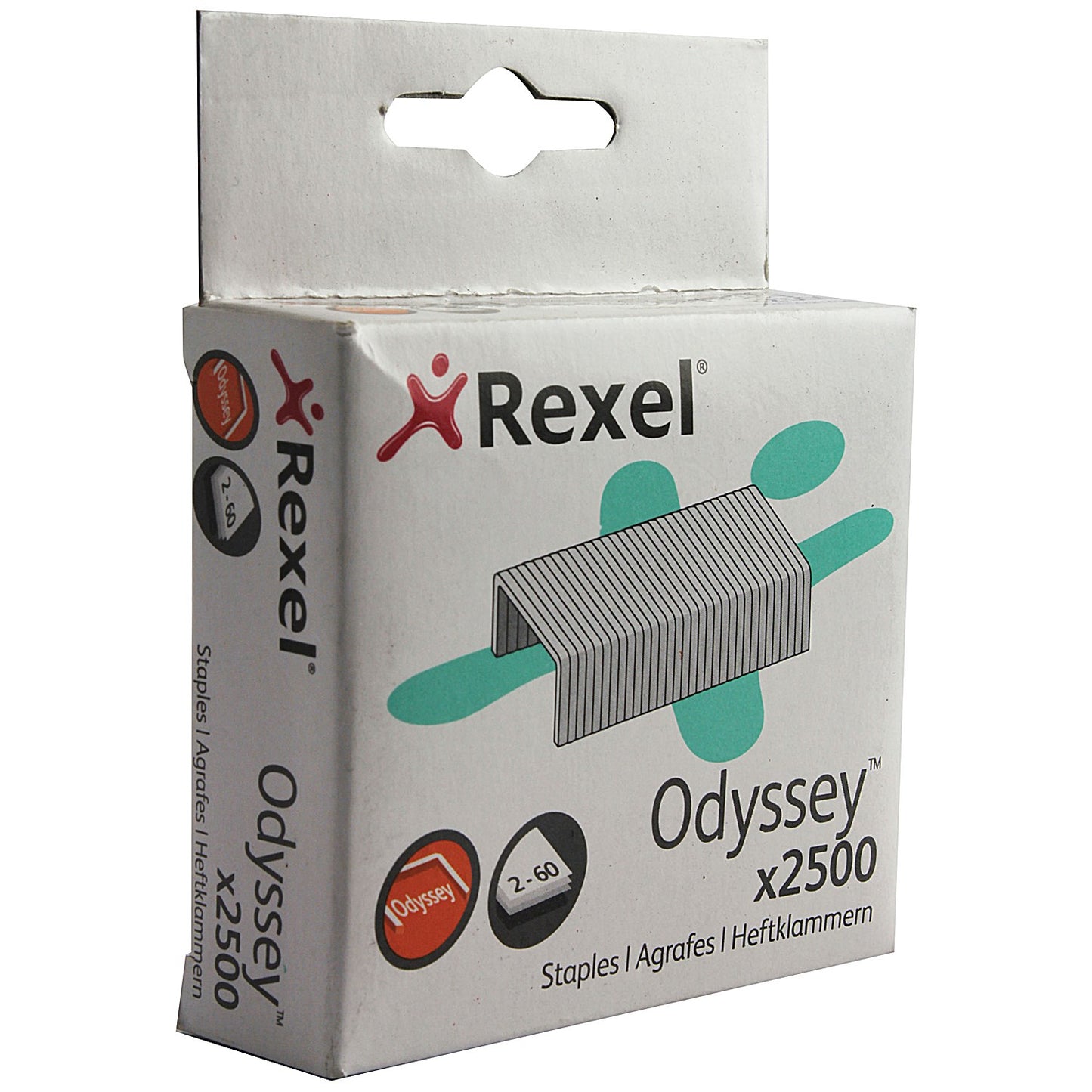 Rexel Odyssey 9mm Multipurpose Staples, Pack of 2500