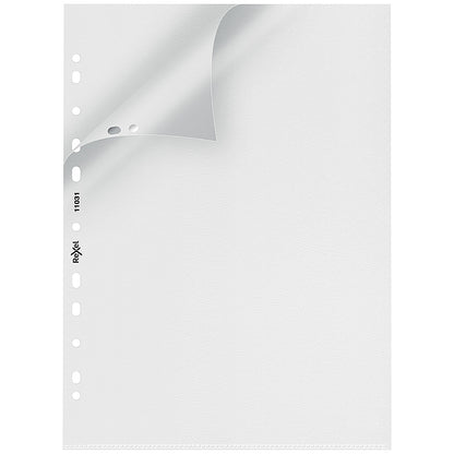 Rexel A4 Nyrex Heavy-duty Punched Pockets, 115 Micron, Top & Side Opening, Pack of 25
