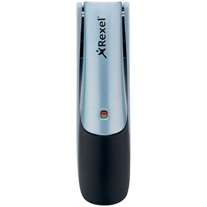 Rexel Gazelle Half Strip Stapler, Capacity 25 Sheets, Silver and Black