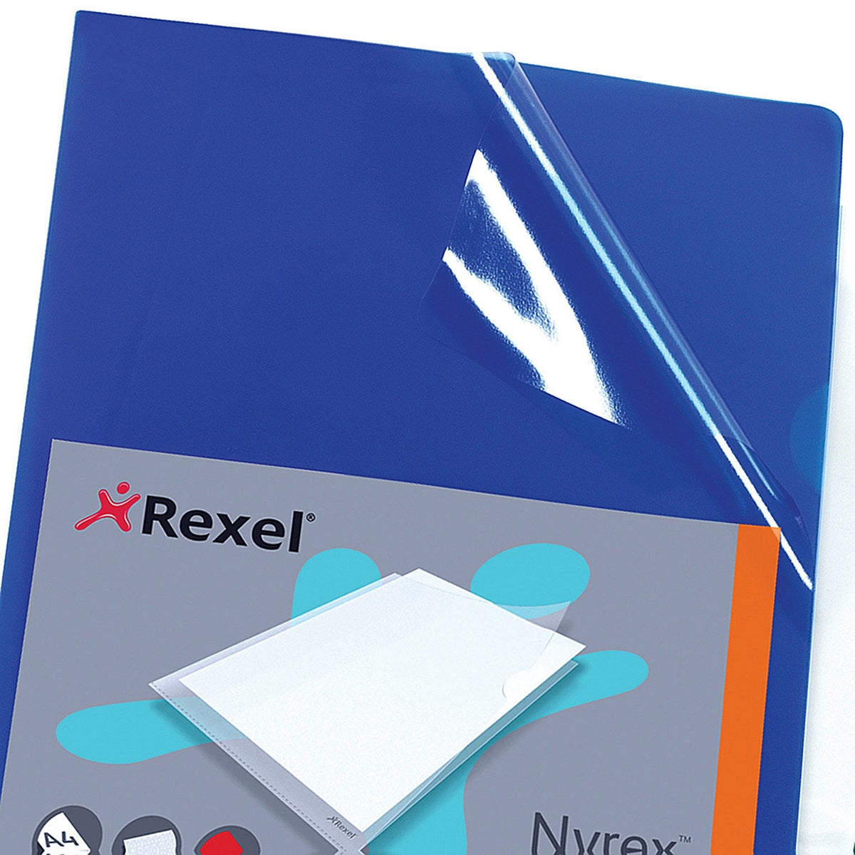 Rexel Nyrex A4 Cut Flush Folders, Assorted, Pack of 25 – Easy2order.co.uk