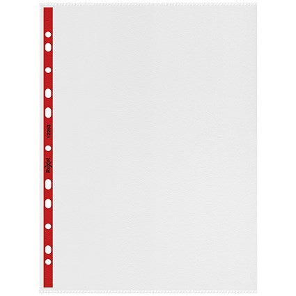Rexel Nyrex A4 Reinforced Pockets, 75 Micron, Side Opening, Pack of 25