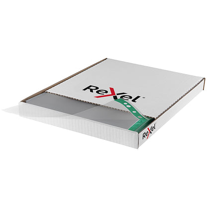 Rexel A4 Reinforced Pockets, 90 Micron, Top Opening, Pack of 100