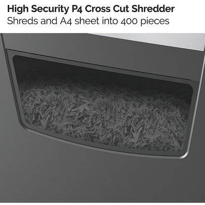 Rexel Momentum X410 P-4 Cross Cut Shredder, 23 Litres