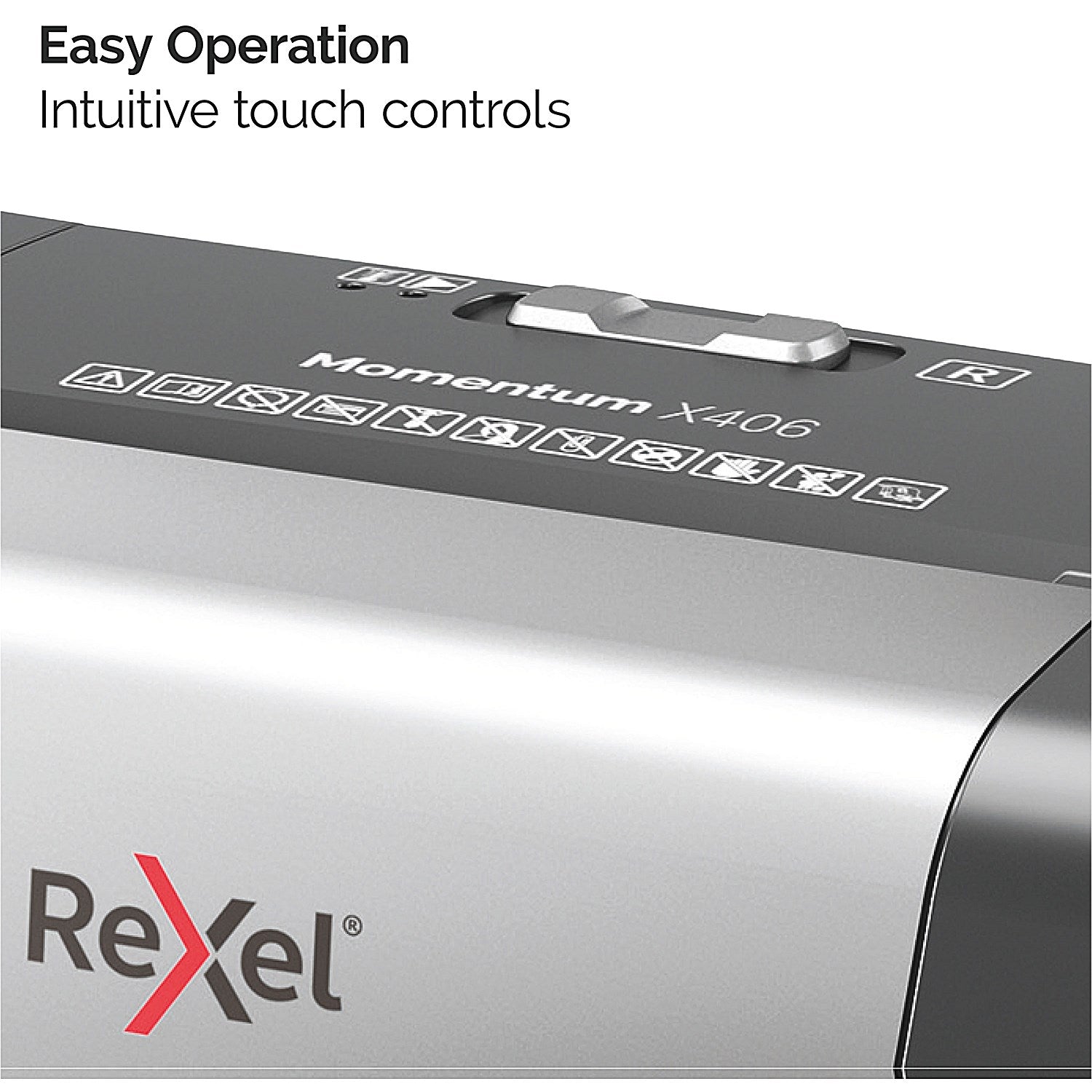 Rexel Momentum X406 P-4 Cross-Cut Shredder, 15 Litres
