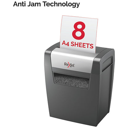 Rexel Momentum X308 P-3 Cross-Cut Shredder, 15 Litres
