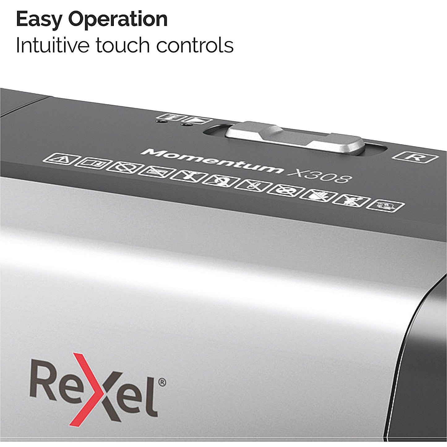 Rexel Momentum X308 P-3 Cross-Cut Shredder, 15 Litres