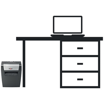 Rexel Momentum X308 P-3 Cross-Cut Shredder, 15 Litres