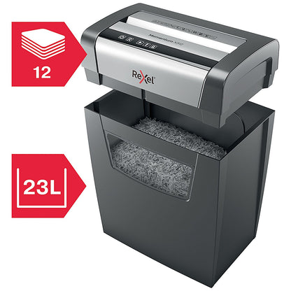 Rexel Momentum X312 P-3 Cross-Cut Shredder, 23 Litres